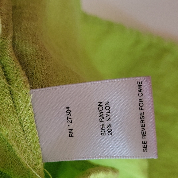 John Mark Collared Shirt - Lemon/Lime - Picture 7 of 8